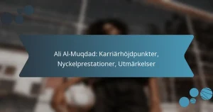 Ali Al-Muqdad: Karriärhöjdpunkter, Nyckelprestationer, Utmärkelser