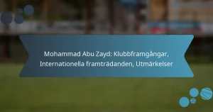 Mohammad Abu Zayd: Klubbframgångar, Internationella framträdanden, Utmärkelser
